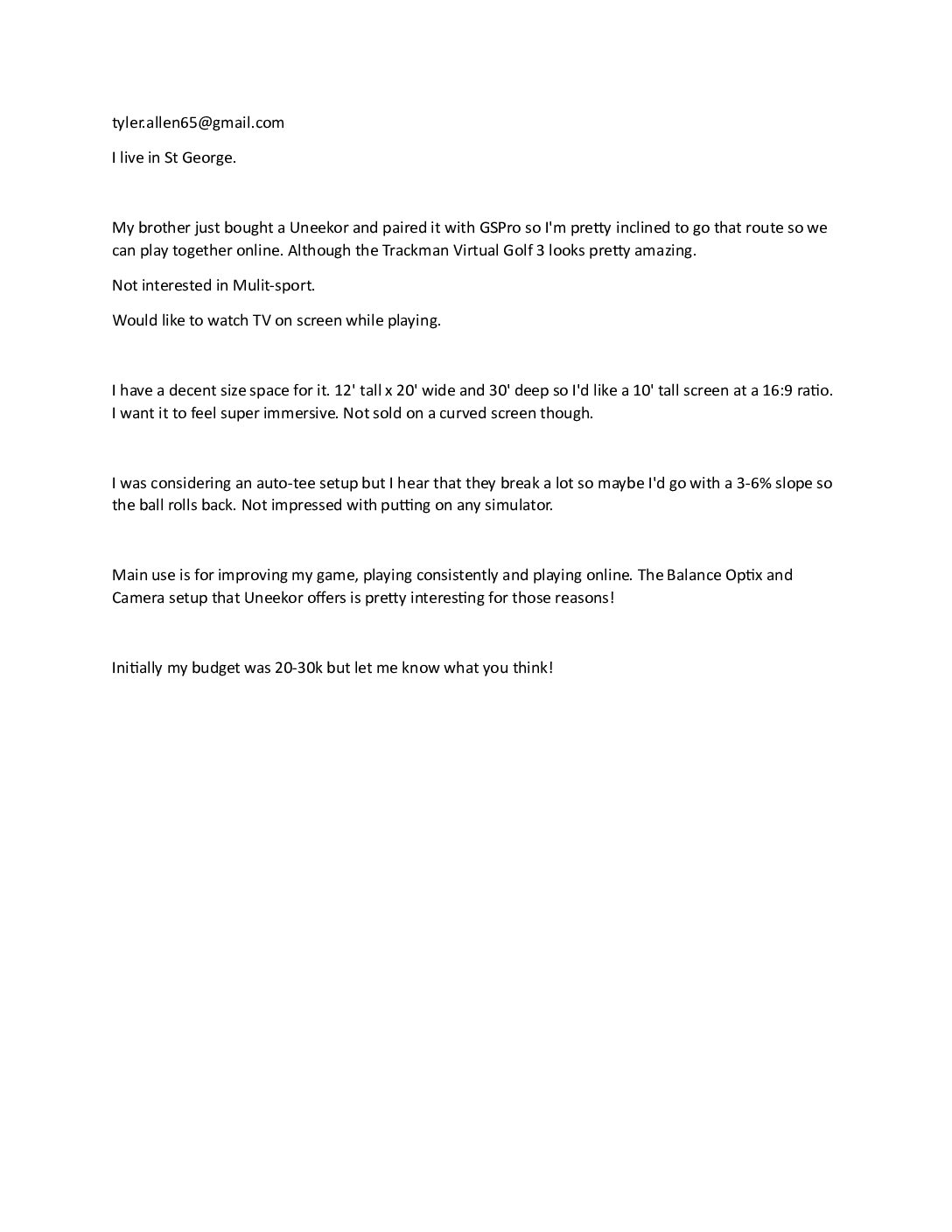 Tyler Allen Info